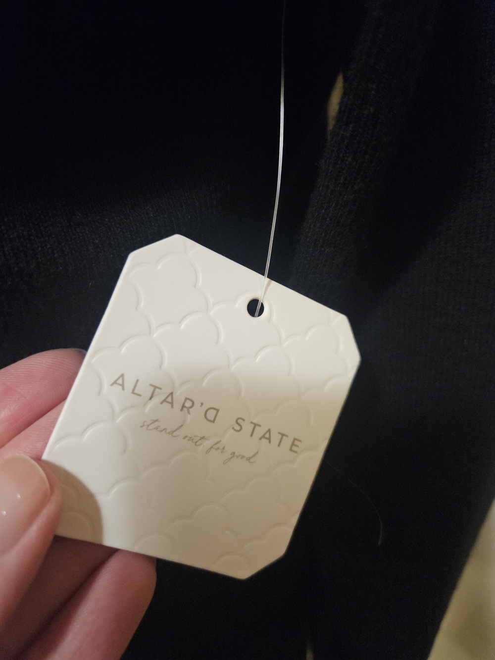 Altar'd State Black Crewneck Sweater - Picture 5 of 5